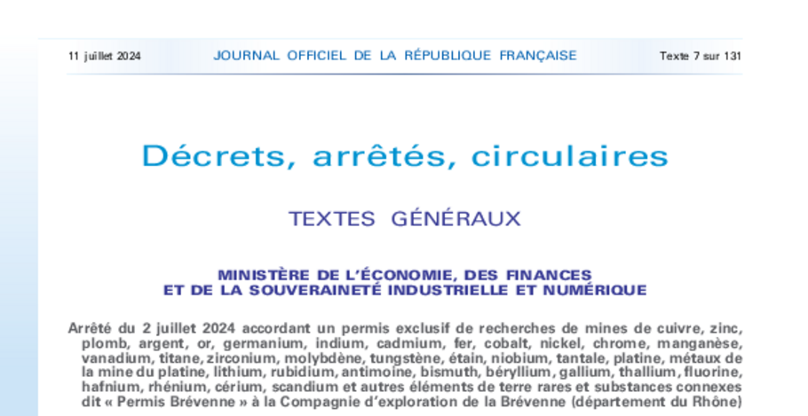 Journal officiel de la République française - N° 164 du 11 juillet 2024